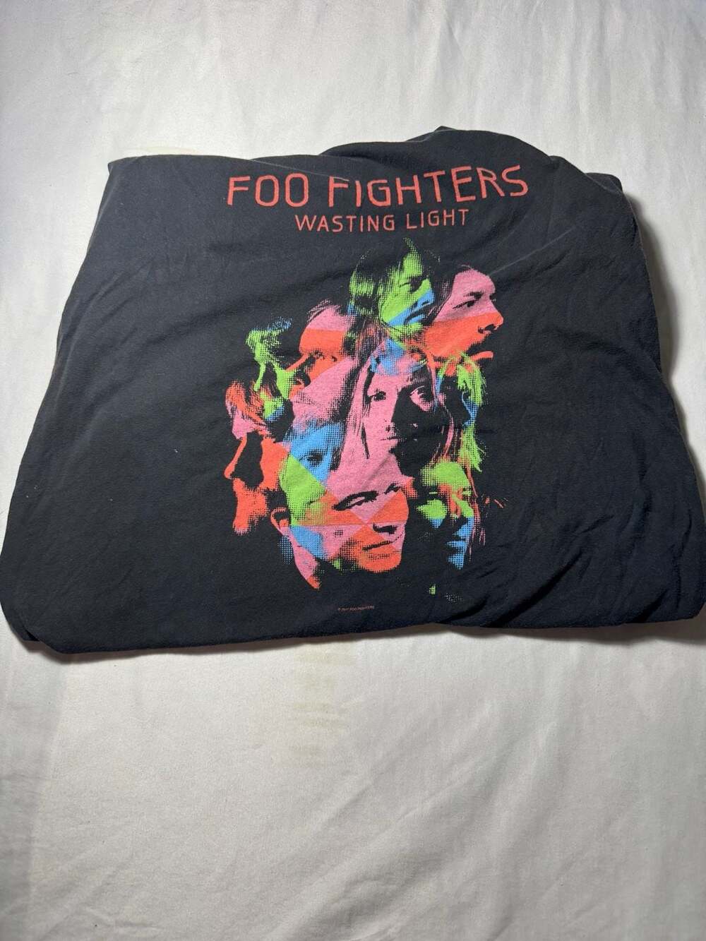 Foo Fighters Wasting Light 2011 Graphic Concert T-Shirt